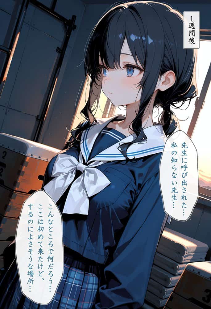 秘密の放課後 誰も居ない教室で自慰行為に耽っていた少女と冴えない教師のお話