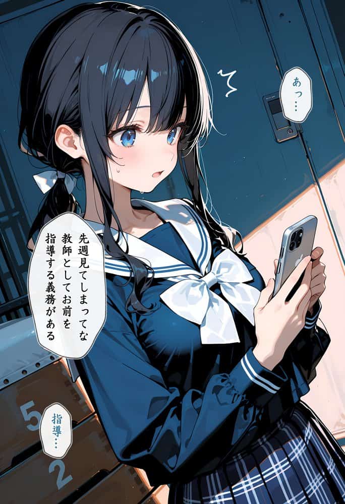 秘密の放課後 誰も居ない教室で自慰行為に耽っていた少女と冴えない教師のお話