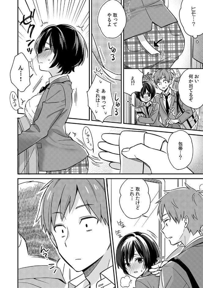 「アソコのきゅんきゅんが止まらないのぉ…！」バレたらアウト！？ 男装巨乳♀と痴●満員電車 1【FANZA限定特典付き】