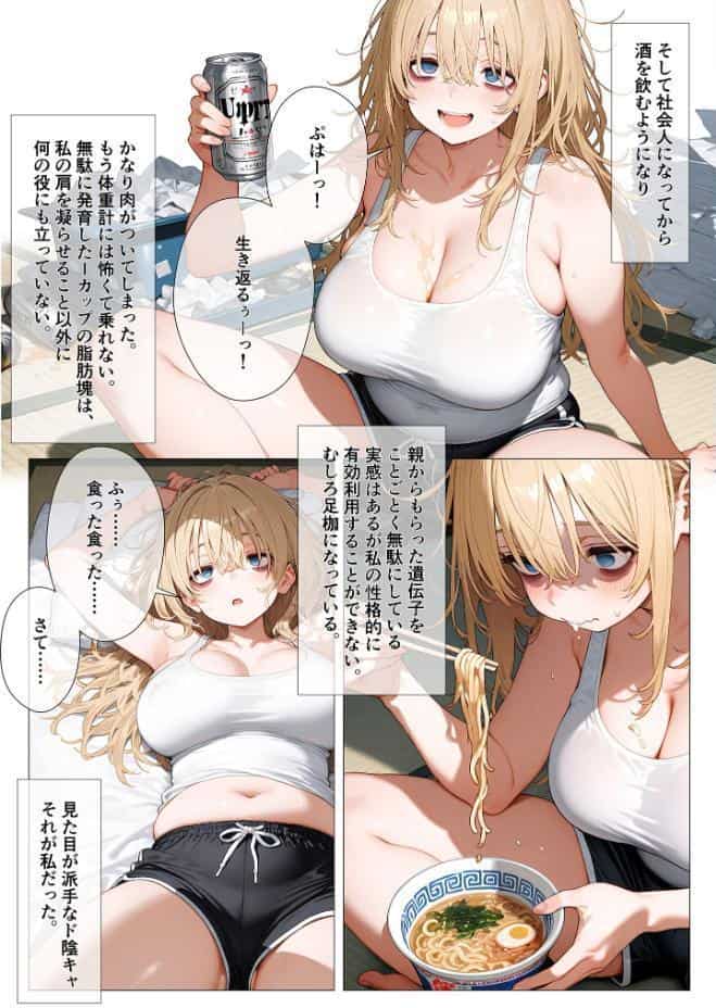 エロ漫画の国のアリス -29歳限界女子が漫画の世界を堪能する- モザイク版