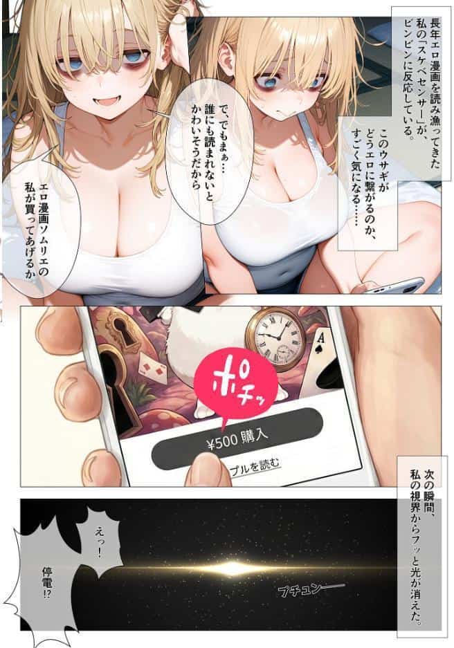 エロ漫画の国のアリス -29歳限界女子が漫画の世界を堪能する- モザイク版