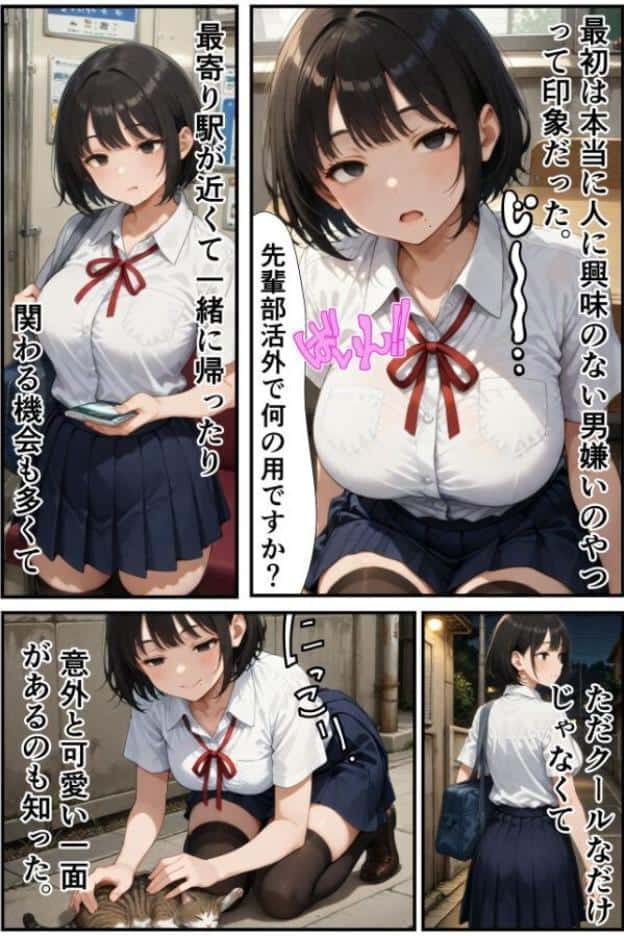 クール長身巨乳な後輩をズブズブに依存させる話【棒消し修正版】