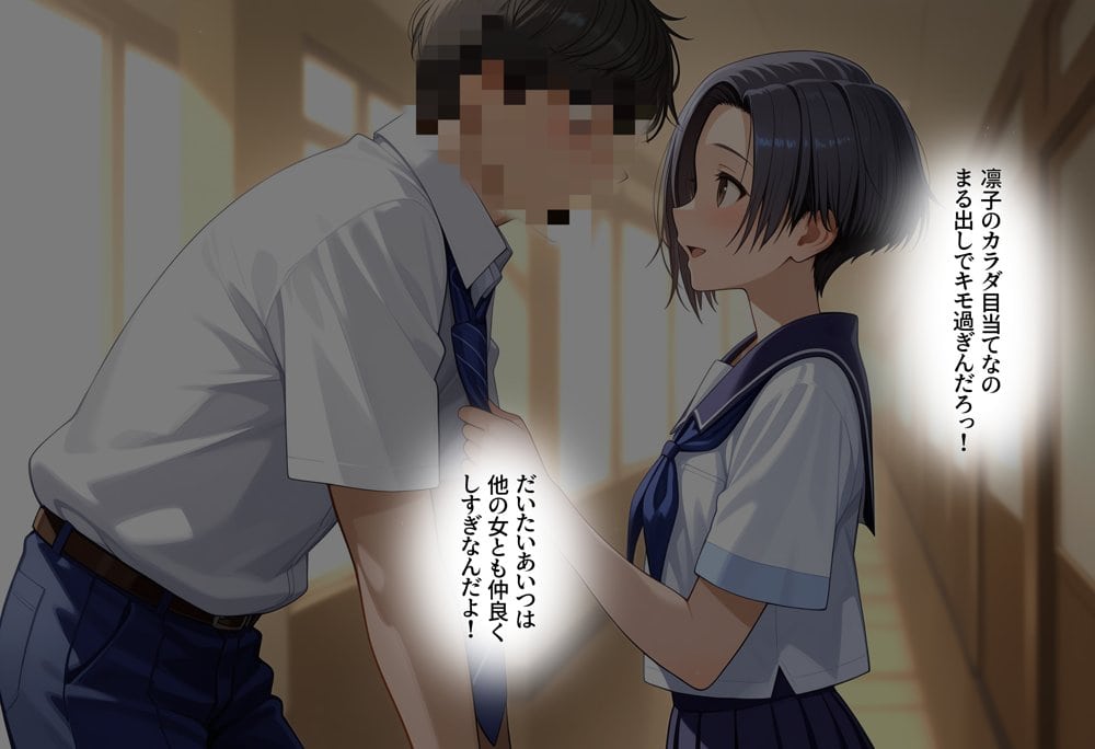 好感度強奪！あいつの彼女候補は全部俺のオナホ